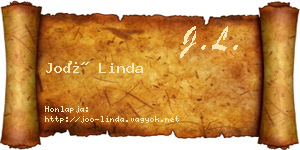 Joó Linda névjegykártya